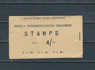 British Solomon Islands Mnh Stamp Booklets 1 & 2