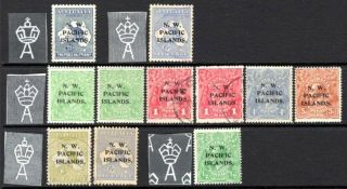 N.  W.  Pacific Islands - Selection Of Stamps And Mh (ref: 116)