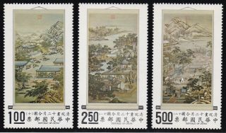 China Chine Taiwan 1970 Occupations Of The 12 Months Painting Mnh B