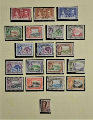 Dominica Stamps Selection To 10/ - On Page (z28)