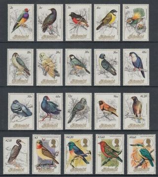 Aitutaki 1984 Birds (2nd Series) Complete Set (x20) (id:207/d54693)