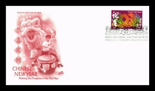 Dr Jim Stamps Us Chinese Year Of Snake Art Craft First Day Cover Honolulu
