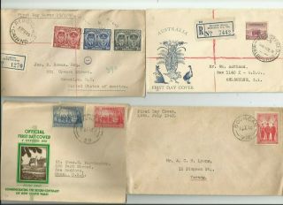 Austrailia First Day Covers And Censored Wwii Covers (18)