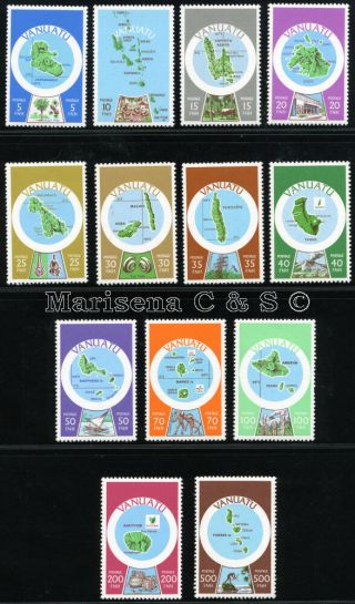 Vanuatu 1980 Sc S280 - 292,  280a - 292a Og Vf Mnh 2 Scarce Sets 13,  13 Stamp