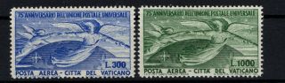 P122529/ Vatican Stamps / Airmail / Sassone 18 - 19 Mh 150 E