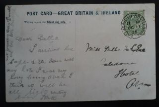 RARE 1905 Great Britain Postcard 
