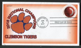 5203 " Have A Ball " Football Stamp Clemson Tigers 2017 Natl.  Champions