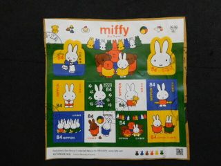 Japan Greeting Stamps (2019 Miffy 84yen) On Paper