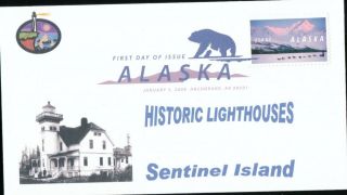 Alaska Statehood (sc.  4374) Sentinel Island Lighthouse