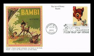 Dr Jim Stamps Us Bambi Art Of Disney First Day Mystic Cover Anaheim