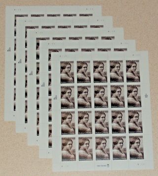 Five Sheets X 20 Madam C.  J.  Walker (black Heritage) 32¢ Us Postage Stamps 3181