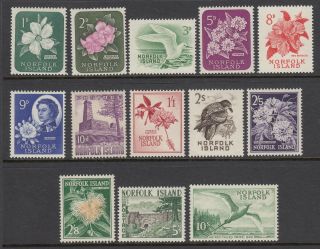 Norfolk Island 1960 - 1962 Definitive Series