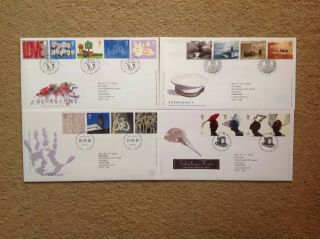 gb first day covers job lot 51 In Total 5