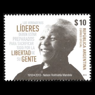 Argentina 2014 - Nelson Mandela,  1918 - 2013 - Sc 2757 Mnh