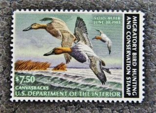 Nystamps Us Duck Stamp Rw49 Og H $18
