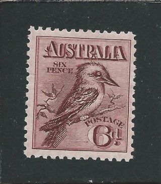 Australia 1913 - 14 6d Claret Mm Sg 19 Cat £75
