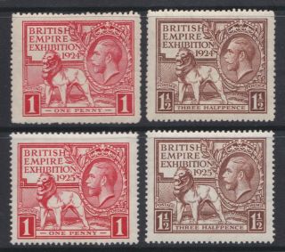 Gv 1924/25 Wembleys (1925 Is Unm/mint) Just As Scans Cat £110 Gb1304