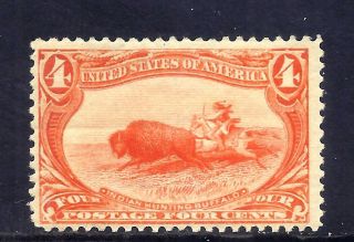 Us Stamps - 287 - Mnh - 4 Cent Trans - Mississippi Expo Issue - Cv $275