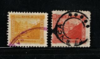 Hick Girl Stamp - Ecuador Telegraph Stamps Q583