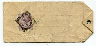 Uk Squared Circle Postmarks - Chelmsford 1890 - Single Franking Tag To Germany -