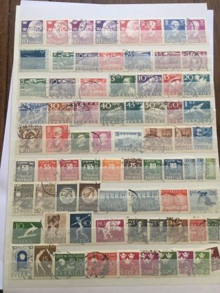 Sweden Early Stamps Odds