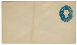 Vintage Canada Cover With One Cent Embossed Stamp