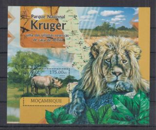 R297.  Mozambique - Mnh - 2012 - Nature - Fauna - Kruger Park - Africa - Bl