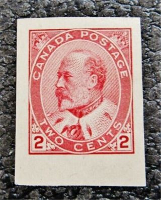 Nystamps Canada Stamp 90 Og H $42 Imperf