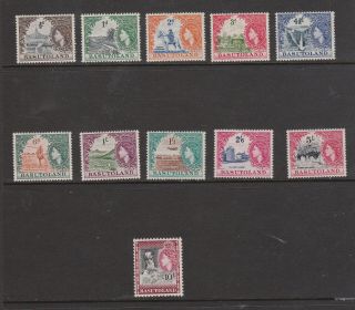 Basutoland 46 - 56 1954 Qeii Lh Cv $110.  40