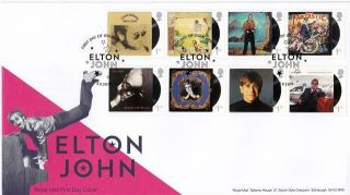 2019 Elton John (stamps) - Rm - Pinner H/s