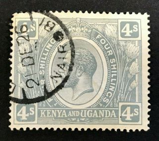 Kenya Uganda & Tanganyika Kut Kgv 1925 4s Grey Cat £130