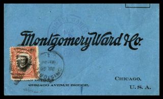 Mayfairstamps Panama To Montgomery Ward Co.  Chicago Illinois Cover Wwb94087