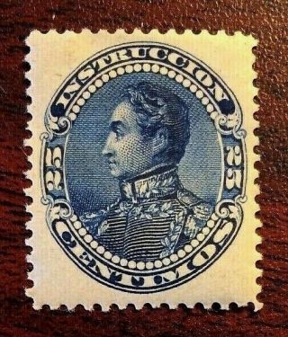 Venezuela 25c Simon Bolivar Instruccion Stamp,  Og,  Nh (125 Yrs Old) Fn308