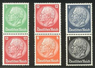 Germany Mi S1//4 Nh - 1941 Issues ($65)