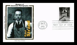 Dr Jim Stamps Us Paul Strand American Photography Colorano Silk Fdc Cover