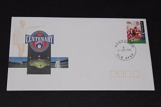Aust 1996 Afl St Kilda Football Club Centenary Year Souvenir Cover Sheet No.  2