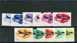 Tonga 1979 Scott C264 - 74,  C302 - 5 Lh