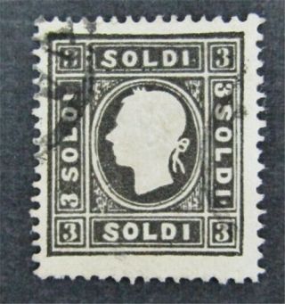 Nystamps Austrian Offices Abroad Lombardy Venetia Stamp 8 $190
