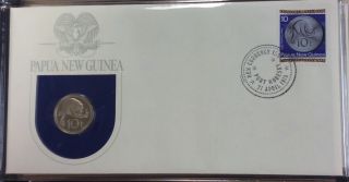 1975 Papua Guinea First Day Of Issue Cachet - 10t