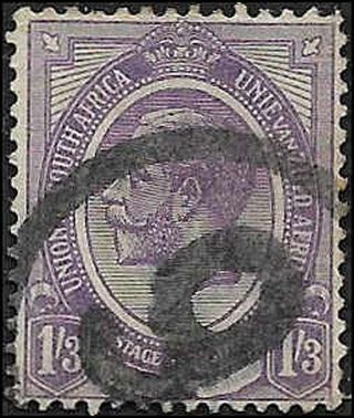 Union Of South Africa Kgv 1913,  High Face Value - 1 