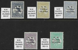 North West Pacific Islands - Small Lot Very Lightly Mounted -