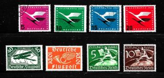 Hick Girl Stamp - & German Airmail & Newspaper Stamp Y1625
