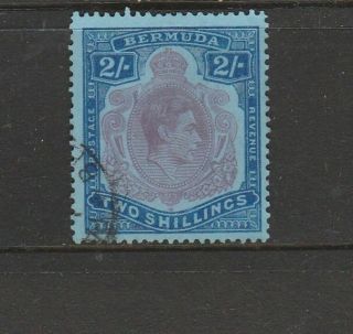 Bermuda 1938/53 2/ - P13,  Reddish Purple & Blue Vfu Sg 116f