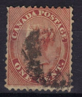 Stamps Canada Scott 14 Cat.  $75.  00 1c Rose Queen Victoria Ref 723 810