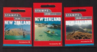 Zealand 2001 Booklet Tourism Nature Set Stamps