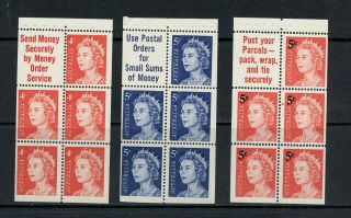 S286 Australia 1967 Qeii Booklet Panes - See Scan - Mnh