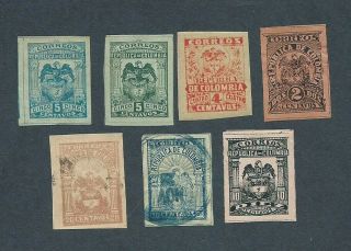 Colombia Postage Stamps 1902.  Mint/used.  See Photo