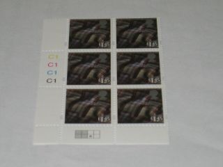 2018 Scotland £1.  45 Cylinder Block Of Six Stamps