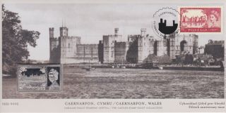 Gb Stamps First Day Cover 2006 Caernarfon Castle & 25grm Solid Silver Ingot