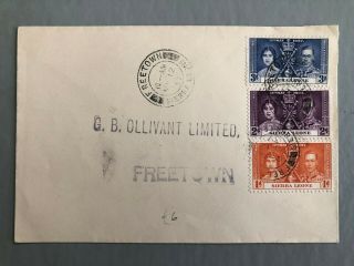 Sierra Leone 1937 Coronation First Day Cover